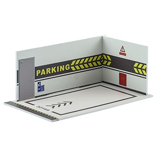 1:32 Parkplatz Modellauto Druckguss Garage für Diorama Sammlung Hintergrund 32168 Weiß, Stil 32168 1:32 Parkplatz Modellauto Druckguss Garage für Diorama Sammlung Hintergrund 32168 Weiß, Stil 32168 von Geardeangloow