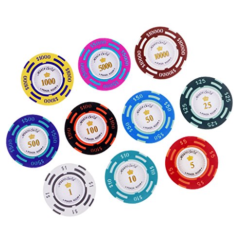 10 Stück Pokerchips Casino Münzen Ton Poker Chips Gambling Texas Tischspiele 10 Stück Pokerchips Casino Münzen Ton Poker Chips Gambling Texas Tischspiele von Geardeangloow