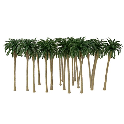 20 Stück Grünes Modell Kokospalmen 1/120 Maßstab 8 cm 20 Stück Grünes Modell Kokospalmen 1/120 Maßstab 8 cm von Geardeangloow