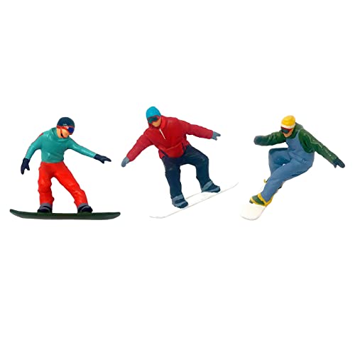 3x Handbemalte 1/64 Mini Skifahren Figur Szenen Zubehör Kinder Spielzeug D, Stil D 3x Handbemalte 1/64 Mini Skifahren Figur Szenen Zubehör Kinder Spielzeug D, Stil D von Geardeangloow