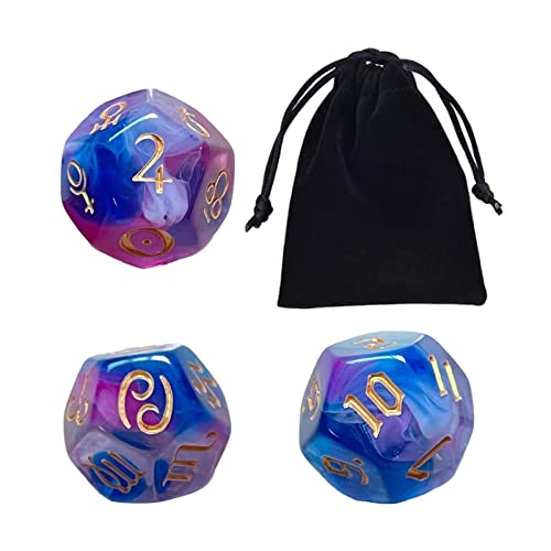 Astrologische Acryl-Würfel, Sternbild, für Geschenke, Stil F, 3 Stück Astrologische Acryl-Würfel, Sternbild, für Geschenke, Stil F, 3 Stück von Geardeangloow