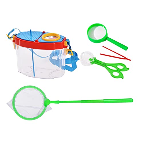 Bug Viewer Explorer Outdoor Libelle Käfer Boxen für Kinder Jungen und Mädchen C, Insektenbeobachtungsbox, Netztasche Bug Viewer Explorer Outdoor Libelle Käfer Boxen für Kinder Jungen und Mädchen C, Insektenbeobachtungsbox, Netztasche von Geardeangloow