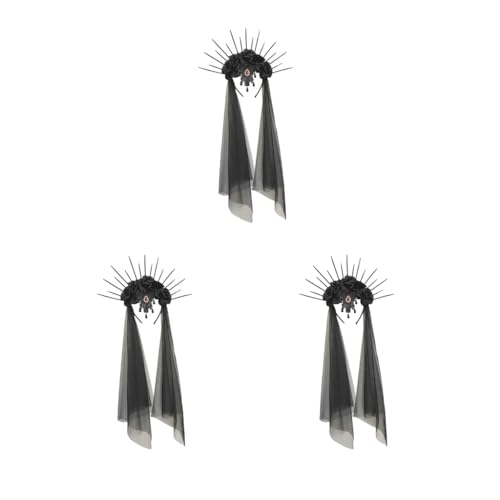 Geardeangloow 3 x Halloween-Haarbänder für Bühnenauftritte, Urlaub, Kostümparty von Geardeangloow
