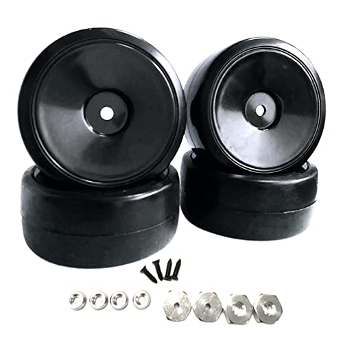 Geardeangloow 4 Stück Drift Gummireifen mit Radnaben für WPL D12 RC Trucks Style 3 Geardeangloow 4 Stück Drift Gummireifen mit Radnaben für WPL D12 RC Trucks Style 3 von Geardeangloow