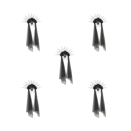 Geardeangloow 5 x Halloween-Haarbänder für Bühnenauftritte, Urlaub, Kostümparty von Geardeangloow