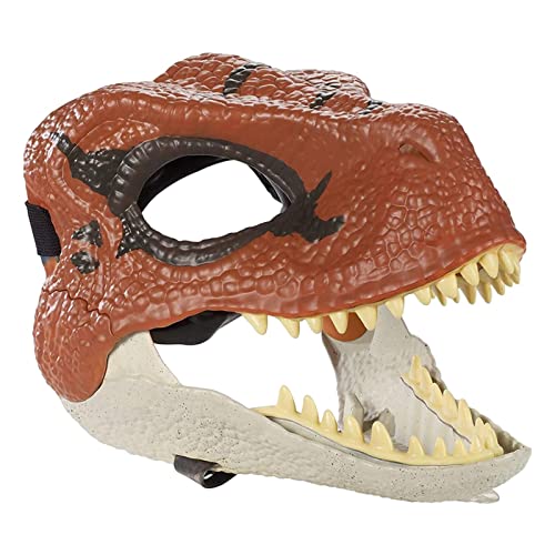 Geardeangloow Cartoon Dinosaurier Maske Kostüm Zubehör für Festivals Geburtstag Kinder Geschenke, Rot Geardeangloow Cartoon Dinosaurier Maske Kostüm Zubehör für Festivals Geburtstag Kinder Geschenke, Rot von Geardeangloow