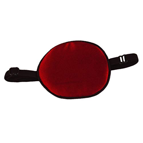 Geardeangloow Elastische Augenklappe aus Seide für Erwachsene, faules Auge, Amblyopie, Strabismus, Rot Geardeangloow Elastische Augenklappe aus Seide für Erwachsene, faules Auge, Amblyopie, Strabismus, Rot von Geardeangloow