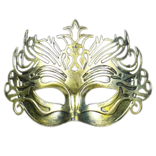 Geardeangloow Halbgesichtsmaske, Maskerade, Kostüme, Zubehör, Kleid, Partyzubehör, Dekorationen für Halloween, Aufführung, antikes Gold Geardeangloow Halbgesichtsmaske, Maskerade, Kostüme, Zubehör, Kleid, Partyzubehör, Dekorationen für Halloween, Aufführung, antikes Gold von Geardeangloow