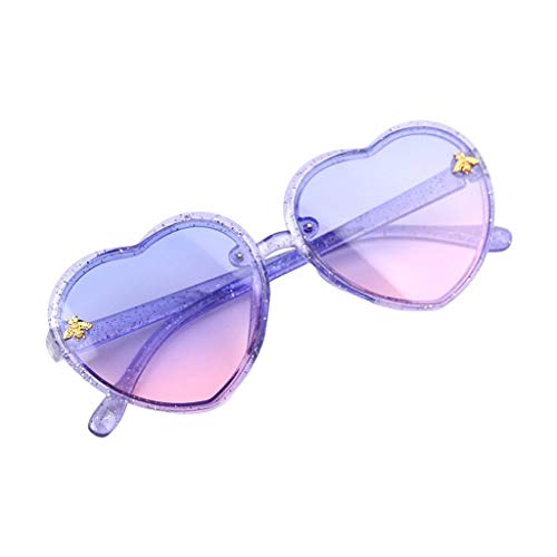 Geardeangloow Herzförmige Kinder-Sonnenbrille für Kinder, Geschenk, Party, UV400-Schutz, Blau / Rosa Geardeangloow Herzförmige Kinder-Sonnenbrille für Kinder, Geschenk, Party, UV400-Schutz, Blau / Rosa von Geardeangloow