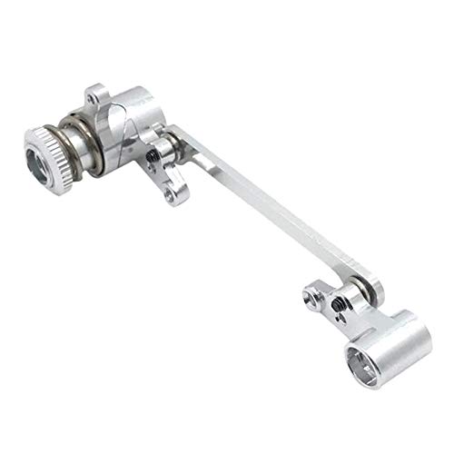 Geardeangloow Lenkmontagesatz Upgrade-Teile passend für WLtoys 144001 124018 124019 Silber von Geardeangloow