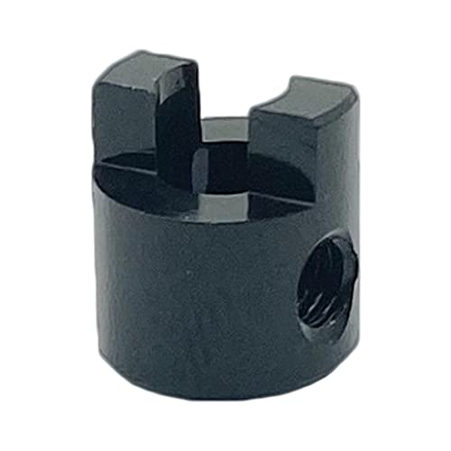 Geardeangloow RC Boot Drive Metall Hundewelle für RC Boot Antriebswelle Teile 4 mm schwarz von Geardeangloow