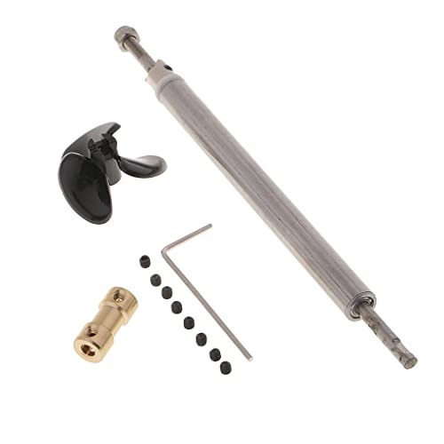 Geardeangloow RC Boot Schiff Modellteile Antriebswelle, Kupplung, Propeller, Hülse, Dichtung 3,17 mm Geardeangloow RC Boot Schiff Modellteile Antriebswelle, Kupplung, Propeller, Hülse, Dichtung 3,17 mm von Geardeangloow
