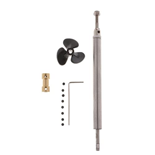 Geardeangloow RC Bootsschiff-Modellteile, Antriebswelle, Kupplung, Propeller, Hülse, Dichtung, 2,3 mm von Geardeangloow