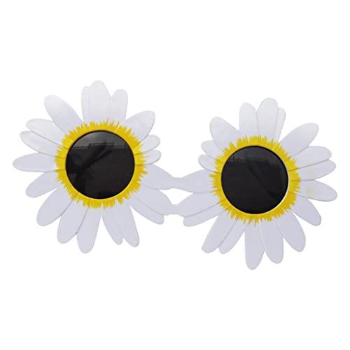Geardeangloow Sonnenblumen-Sonnenbrille für Jungen und Mädchen, UV400-Schutz, Weiß, 16 x 13 cm Geardeangloow Sonnenblumen-Sonnenbrille für Jungen und Mädchen, UV400-Schutz, Weiß, 16 x 13 cm von Geardeangloow