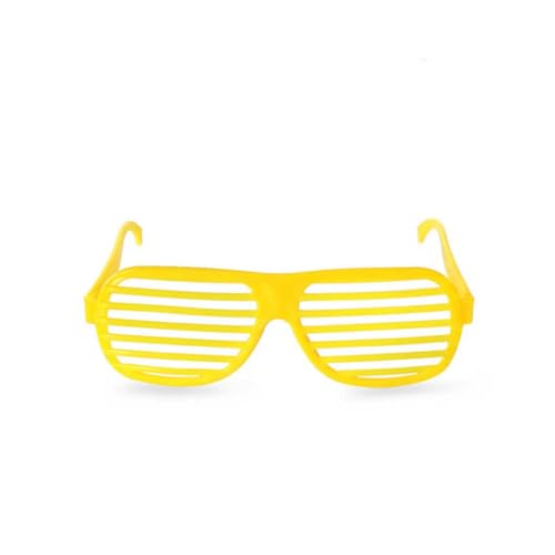 Geardeangloow Sonnenbrille für Erwachsene, tragbar, Retro-Stil, modische Brille, Anziehrequisiten, Brillen-Zubehör, Party, Performance, Gelb Geardeangloow Sonnenbrille für Erwachsene, tragbar, Retro-Stil, modische Brille, Anziehrequisiten, Brillen-Zubehör, Party, Performance, Gelb von Geardeangloow