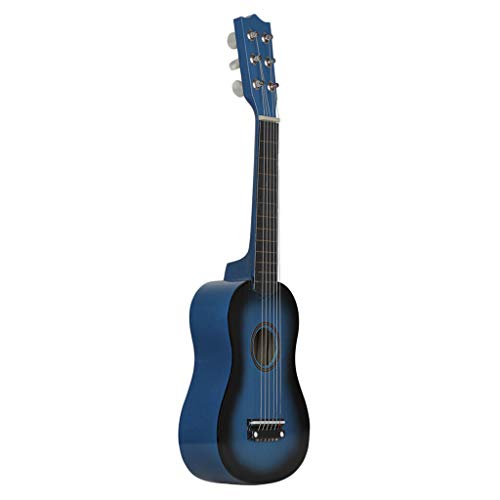 Mini Akustikgitarre, 53,3 cm, 6 Saiten, Musikinstrument, Geschenk, Blau Mini Akustikgitarre, 53,3 cm, 6 Saiten, Musikinstrument, Geschenk, Blau von Geardeangloow