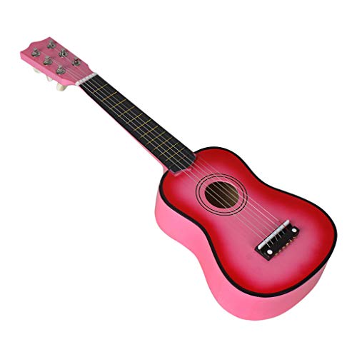 Mini Akustikgitarre, 53,3 cm, 6 Saiten, Musikinstrument, Geschenk, Rosa Mini Akustikgitarre, 53,3 cm, 6 Saiten, Musikinstrument, Geschenk, Rosa von Geardeangloow