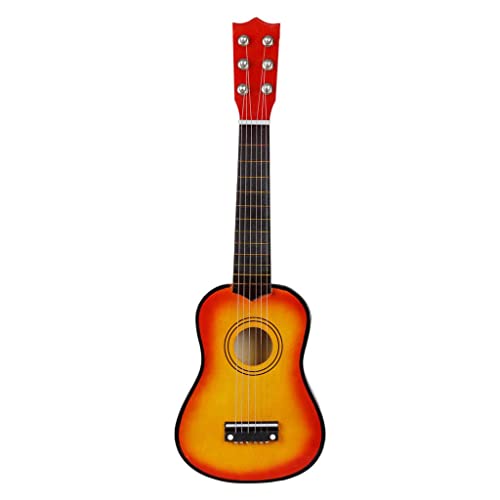 Mini Akustikgitarre, 53,3 cm, 6 Saiten, Musikinstrument, Geschenk, Sonnenuntergang, 53,3 cm Mini Akustikgitarre, 53,3 cm, 6 Saiten, Musikinstrument, Geschenk, Sonnenuntergang, 53,3 cm von Geardeangloow