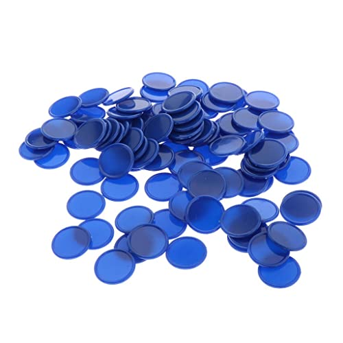 Münzchip aus Kunststoff, 25 mm, 100 Barrels pro Fass, konkave Kante, Blau, 2,5 cm Münzchip aus Kunststoff, 25 mm, 100 Barrels pro Fass, konkave Kante, Blau, 2,5 cm von Geardeangloow