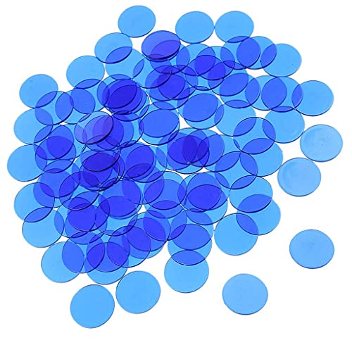 Professionelles Bingo-Spiel, transparente Farbzähler, Kunststoff-Marker, Blau, 1,5 x 1,5 cm Professionelles Bingo-Spiel, transparente Farbzähler, Kunststoff-Marker, Blau, 1,5 x 1,5 cm von Geardeangloow