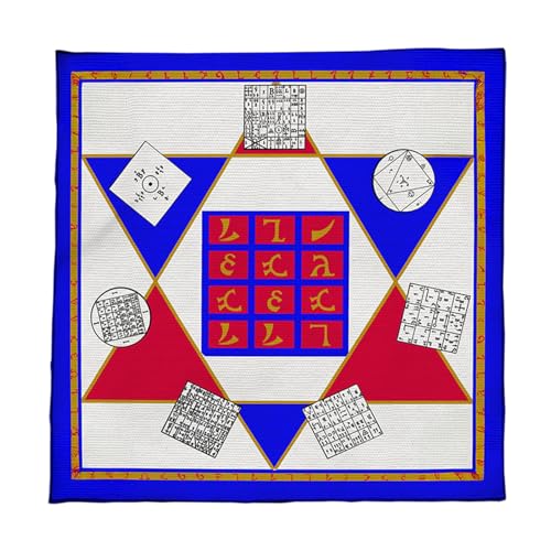 Geavonyg Stoff Wahrsagungsmatte Mit Spröden Mustern 50x50 cm 60x60 75x75 Güter Wasserdicht von Geavonyg