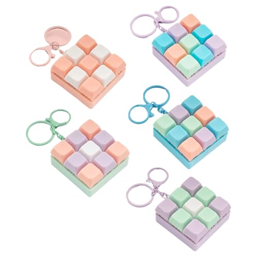 Tragbare Tastaturklicker Keychain Stress Relief Toy Mit 9 Abnehmbaren Tast von Geavonyg