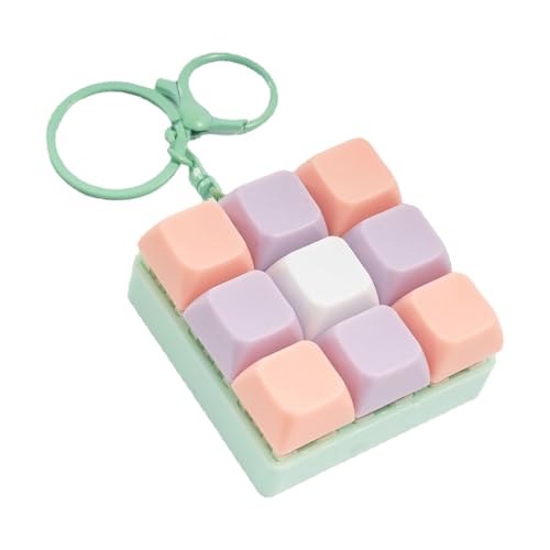 Tragbare Tastaturklicker Keychain Stress Relief Toy Mit 9 Abnehmbaren Tast von Geavonyg