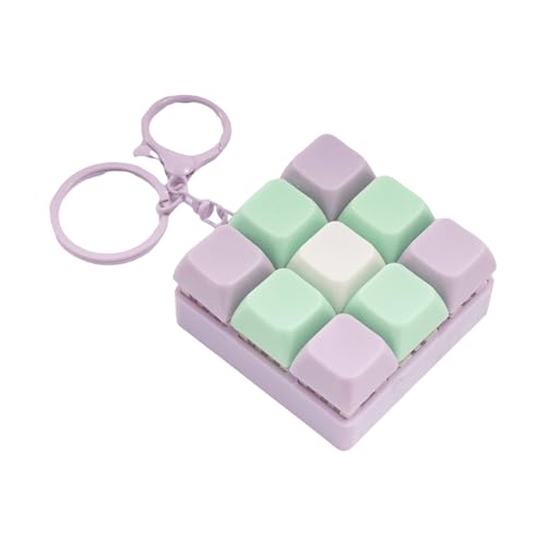 Tragbare Tastaturklicker Keychain Stress Relief Toy Mit 9 Abnehmbaren Tast von Geavonyg