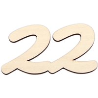 22. Geburtstag Zahl aus Holz zum Weiterverarbeiten, Basteln & Bemalen, Größe: 14cm 22. Geburtstag Zahl aus Holz zum Weiterverarbeiten, Basteln & Bemalen, Größe: 14cm von Geburtstagsfee