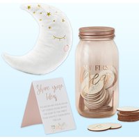 Baby Geschenke-Set, Erinnerungsglas & Kissen, 2-tlg. Baby Geschenke-Set, Erinnerungsglas & Kissen, 2-tlg. von Geburtstagsfee