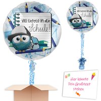 Ballon zur Einschulung verschicken "Viel Erfolg in der Schule" gefüllt Ballon zur Einschulung verschicken "Viel Erfolg in der Schule" gefüllt von Geburtstagsfee