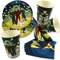 Detektiv Partyset für 8 Kids, 36tlg. Tischdeko Grundausstattung Detektiv Partyset für 8 Kids, 36tlg. Tischdeko Grundausstattung von Geburtstagsfee