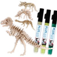 Dinosaurier 3D-Puzzle Malset, mit Plus Color Marker Set-Größe: P3 Dinosaurier 3D-Puzzle Malset, mit Plus Color Marker Set-Größe: P3 von Geburtstagsfee