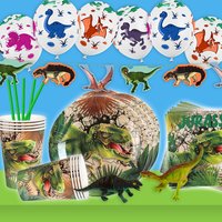 Dinosaurier Partyset, 63-teilig Dinosaurier Partyset, 63-teilig von Geburtstagsfee