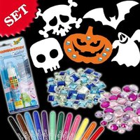Halloween Motive, Bastelset, 31tlg. sehr umfangreich, für Halloweendeko Halloween Motive, Bastelset, 31tlg. sehr umfangreich, für Halloweendeko von Geburtstagsfee