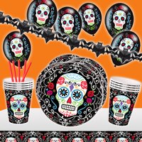 Halloween Mottoset für 10 Gäste, 40-tlg. Halloween Mottoset für 10 Gäste, 40-tlg. von Geburtstagsfee