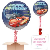 Happy Birthday Cars, Folienballon inkl. Helium, Bänder, Gewicht Happy Birthday Cars, Folienballon inkl. Helium, Bänder, Gewicht von Geburtstagsfee