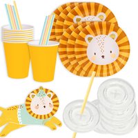 Kleiner Löwe Basic Set, 52-teilig für 6 Kinder von Geburtstagsfee