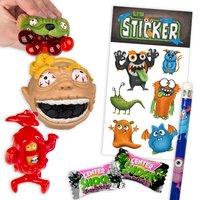 Monster Mitgebselset für 1 Kind, 5 monstermäßige Kleingeschenke Monster Mitgebselset für 1 Kind, 5 monstermäßige Kleingeschenke von Geburtstagsfee