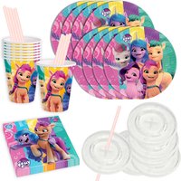 My Little Pony Basic Set, 50-teilig für 8 Kinder von Geburtstagsfee