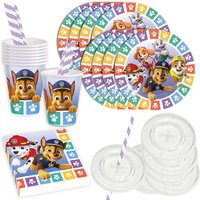 Paw Patrol Basic Set, 50-teilig für 8 Kinder von Geburtstagsfee