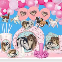 Pferde Mottopartyset XL, 128-teilig zum Mädchen Kindergeburtstag Pferde Mottopartyset XL, 128-teilig zum Mädchen Kindergeburtstag von Geburtstagsfee