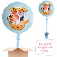 Piraten Ballongruß, Heliumballon in der Box Piraten Ballongruß, Heliumballon in der Box von Geburtstagsfee