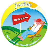 Ruhestand Tortenbild mit Namen und eigenem Text, Z22 Ruhestand Tortenbild mit Namen und eigenem Text, Z22 von Geburtstagsfee
