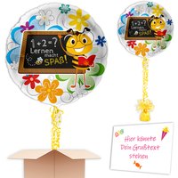 Schwebender Ballon Einschulung mit Termin an Wunschadresse Schwebender Ballon Einschulung mit Termin an Wunschadresse von Geburtstagsfee