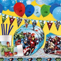 The Avengers - Mottopartyset XL, 129-teilig The Avengers - Mottopartyset XL, 129-teilig von Geburtstagsfee