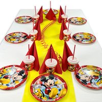 Tischdekoset Mickey Maus, 16 Gäste, 90-tlg. Tischdekoset Mickey Maus, 16 Gäste, 90-tlg. von Geburtstagsfee