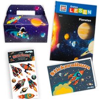 Weltall Geschenkset für 1 Kind, 4 Teile von Geburtstagsfee