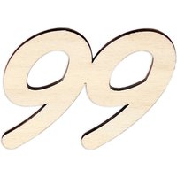 Zahlen aus Holz zum Weiterverarbeiten, Basteln & Bemalen, Größe: 20cm Zahl 99 Zahlen aus Holz zum Weiterverarbeiten, Basteln & Bemalen, Größe: 20cm Zahl 99 von Geburtstagsfee