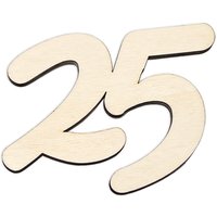 Zahlen aus Holz zum Weiterverarbeiten, Basteln & Bemalen, Größe: 29cm Zahl 25 Zahlen aus Holz zum Weiterverarbeiten, Basteln & Bemalen, Größe: 29cm Zahl 25 von Geburtstagsfee